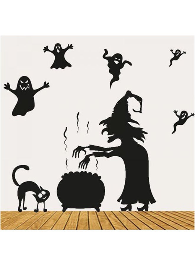 Halloween Ghost Party Wall Stickers Black 70X57cm - Image 1