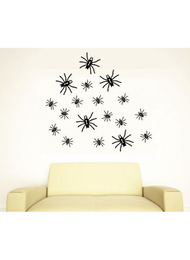 Carton Panting Living Room Wall Stickers Sofa Background Wall Papers 2 Black 33X55cm - Image 2