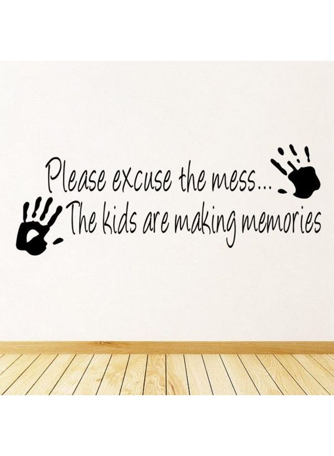 Child Wall Paste Sticker Decal Removable Home Design Wallpaper Poster Murals For Living Room,Bedroom & Tv Background Home Devor Wall Stickers Black 25X35cm - Image 2