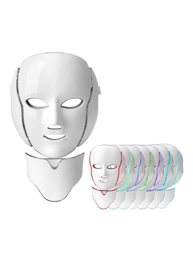 Generic - LED Face Mask 7 Color Light Therapy Collagen - Image 1