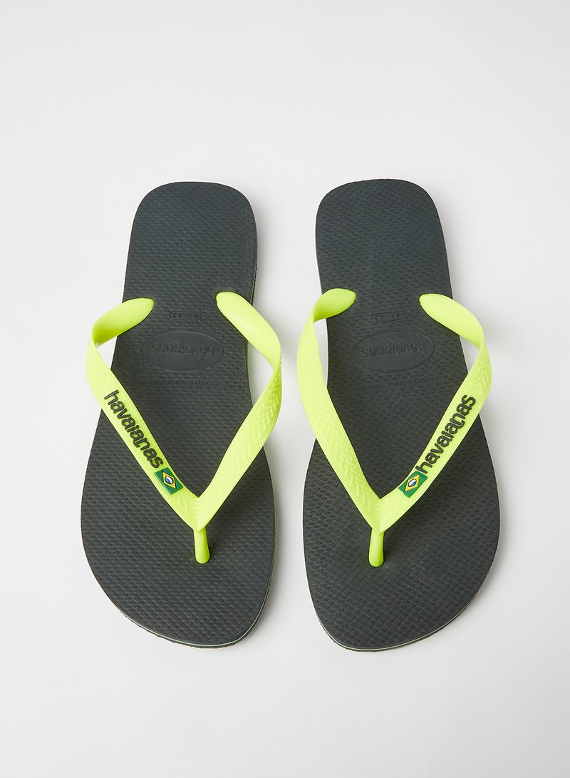 havaianas - Brasil Flip Flops New Graphite - Image 1