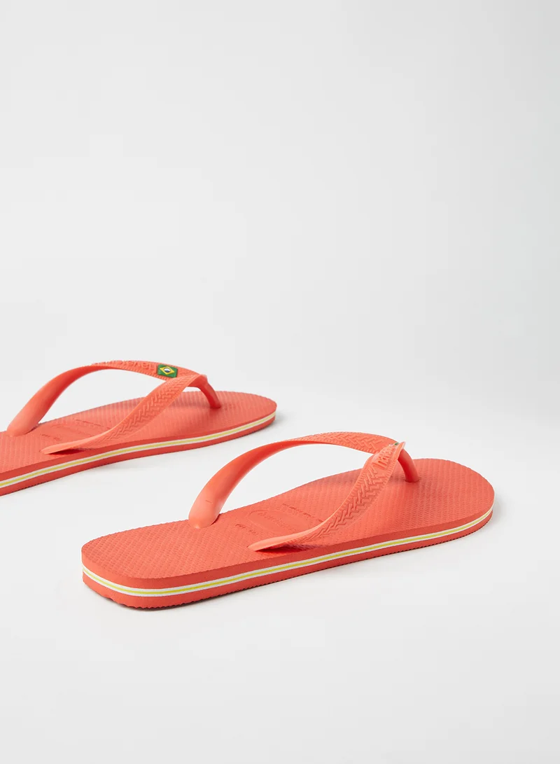 Havaianas Brasil Flip Flops Red Crush