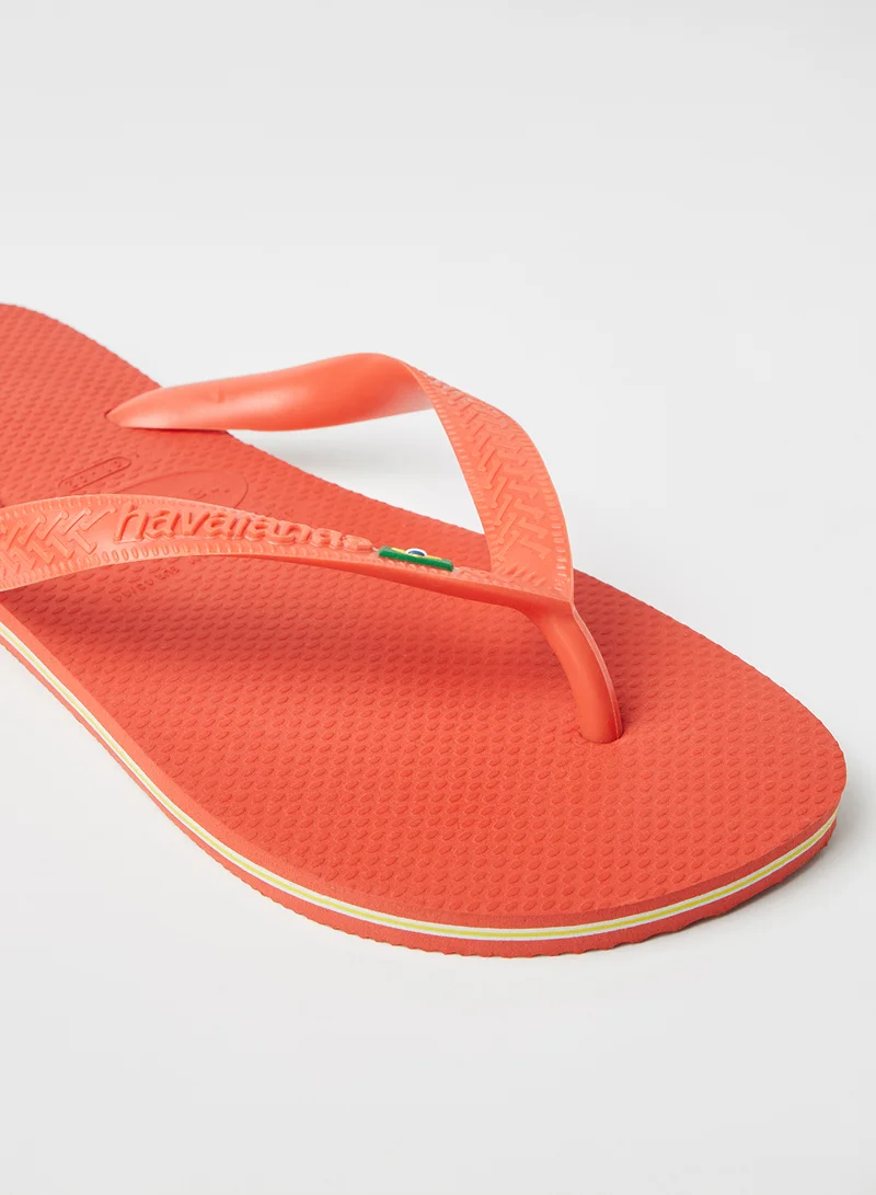 Havaianas Brasil Flip Flops Red Crush
