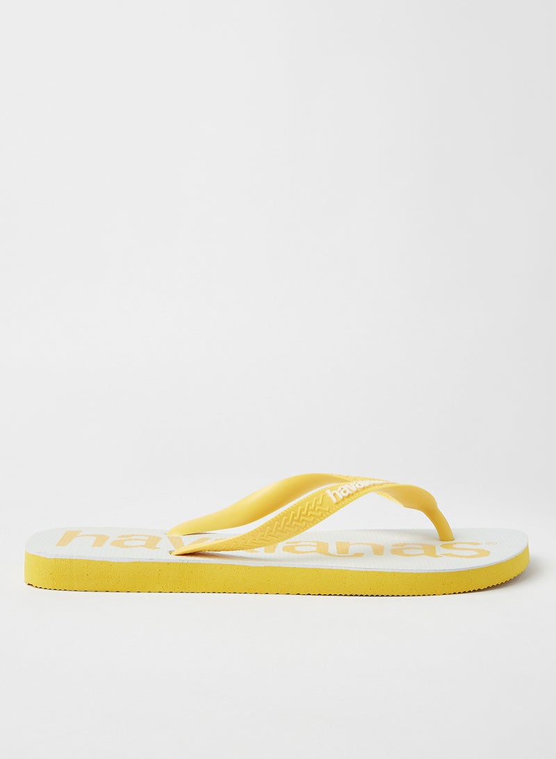 havaianas - Logo Mania Flip Flops Gold Yellow - Image 1