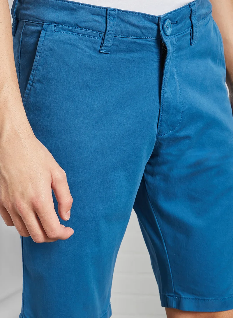 BEVERLY HILLS POLO CLUB Plain Chino Shorts Bp Flyinghigh