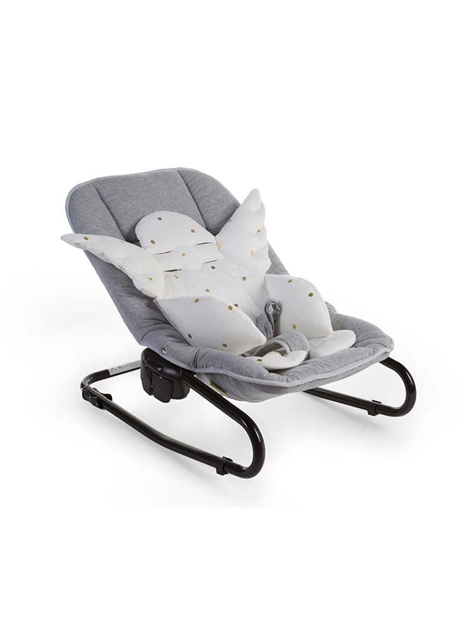 CHILDHOME - Evolu 2 & Lambda - Universal Seat Cushion Jersey Gold Dots - Image 1