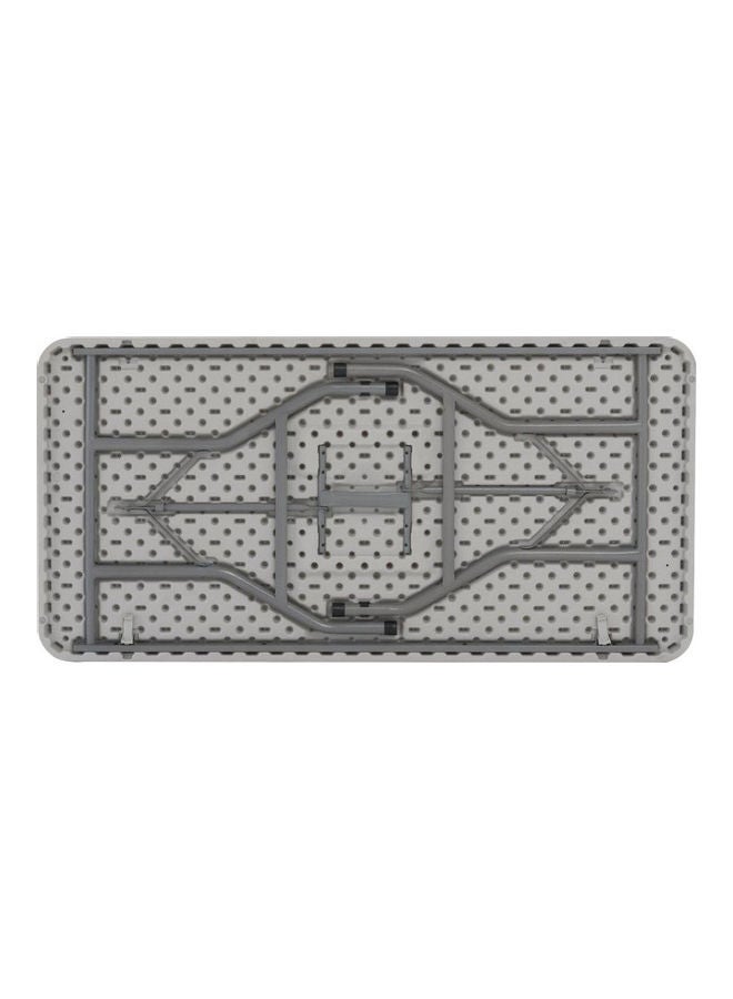 طاولة مستطيلة قابلة للطي أبيض/ أسود - Image 2