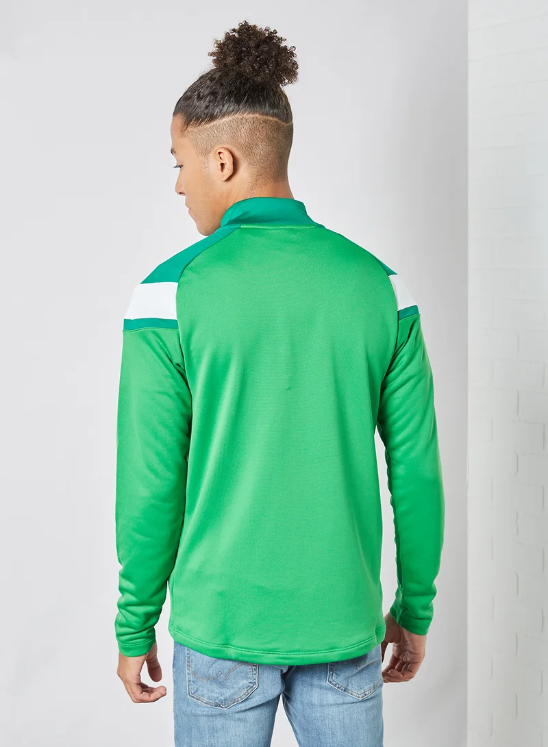 umbro 1/2 Zip Top Tw Emerald/Lush Meadows/Brilliant White