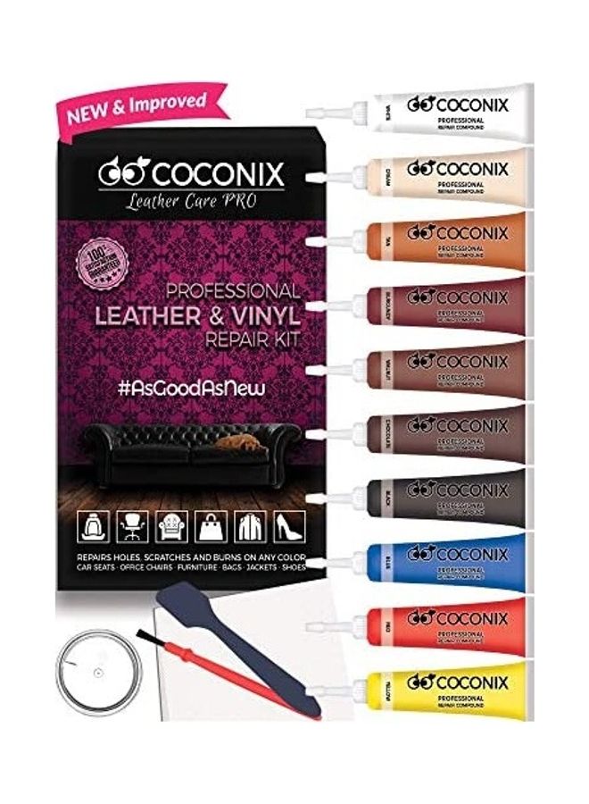 Vinyl and Leather Repair Kit - Restorer of Your Furniture, Jacket, Sofa, Boat or Car Seat, Super Easy Instructions to Mat