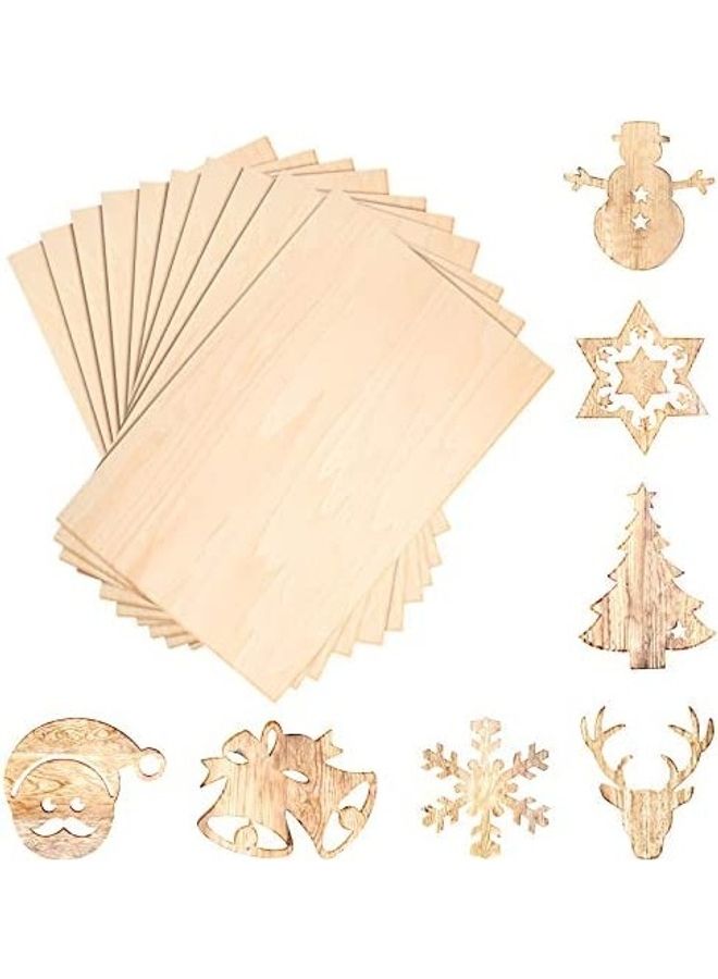 Blulu 10-Pack Thin Balsa Sheet