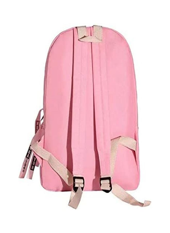 مجموعة حقائب ظهر متعددة الوظائف بتصميم عصري مكونة من 3 قطع وردي - Image 2