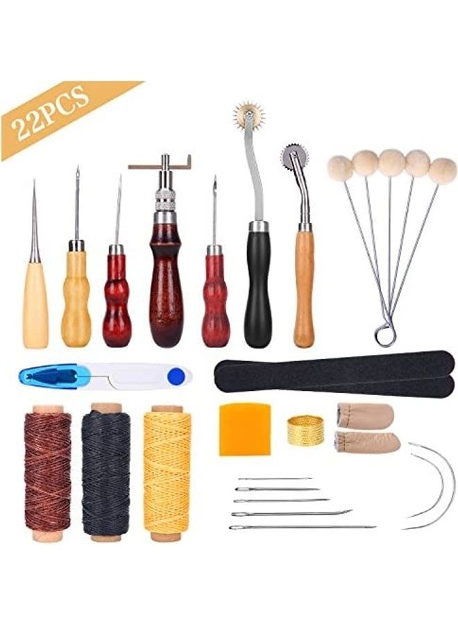 Yesurprise - 22-Peice Leather Sewing Tool - Image 1