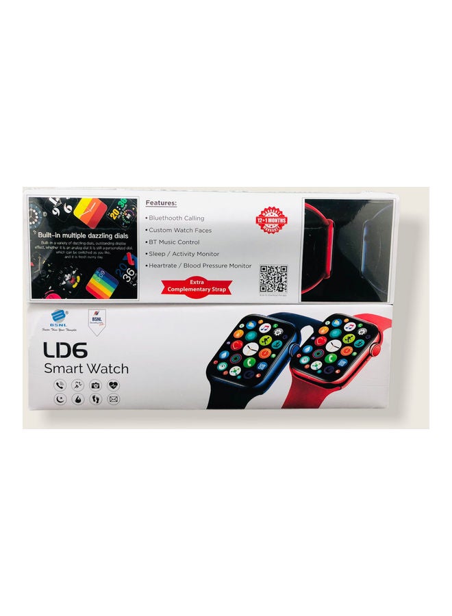 LD6 Series6 Smart Watch With Bluetooth Calling Red
