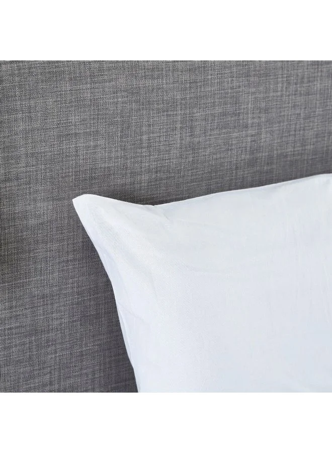 Home Box Wellington 3-Piece Solid King Comforter Set Cotton White
