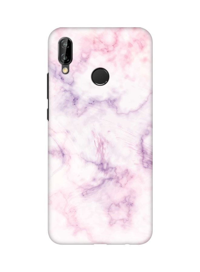 Stylizedd Snap Basic Series Matte Finish Case Cover For Huawei Nova 3 Marble Print Cotton Candy - Image 1