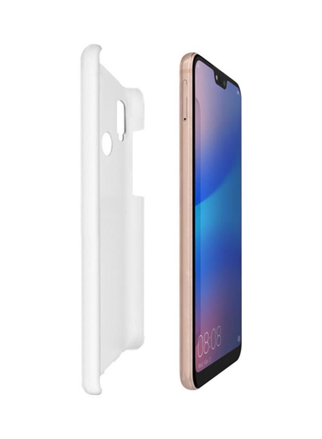 Stylizedd Snap Basic Series Matte Finish Case Cover For Huawei Nova 3e Marble Pink Honeycomb - Image 2