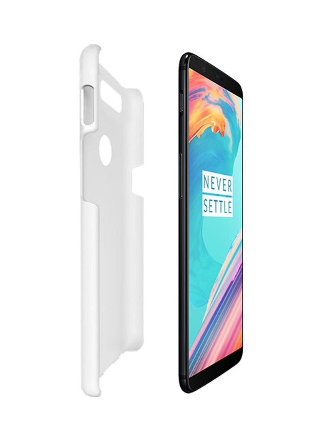 Stylizedd - Stylizedd OnePlus 5T Case Cover Slim Snap Basic Series Customized Mobile Cover Hard PC Shield Matte Finish Print [Designed for OnePlus 5T] - Freedom Multicolour - Image 1