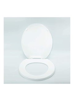 Uni flo Toilet Seat Lid Cover White 40x36cm  - Image 1
