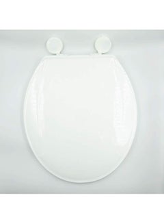 Uni flo Toilet Seat Lid Cover White 40x36cm  - Image 2