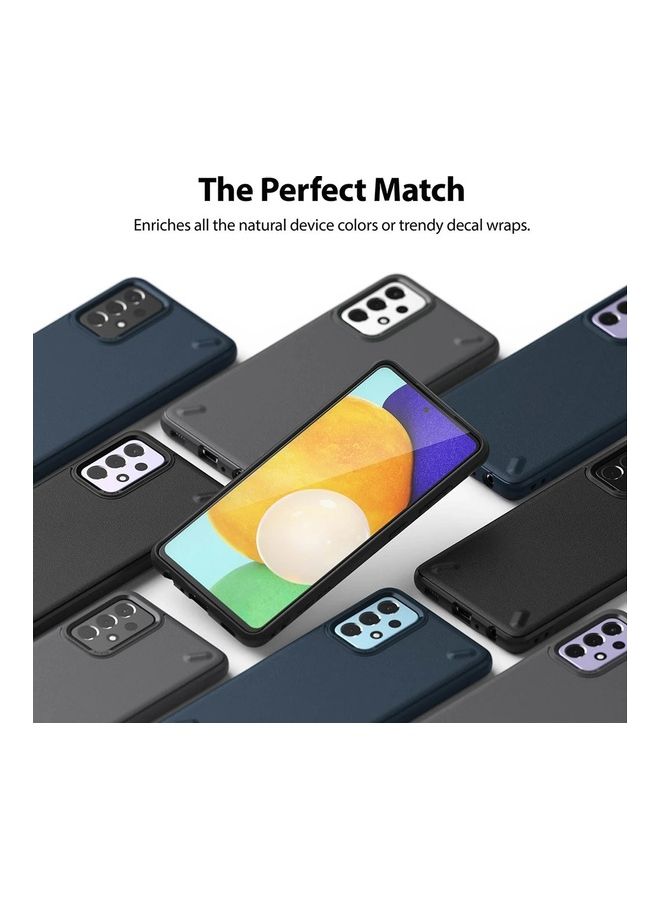 Ringke Tough Rugged Durable Shockproof Flexible Premium TPU Protective Case Cover For Samsung Galaxy A72 5G Dark Blue - Image 5