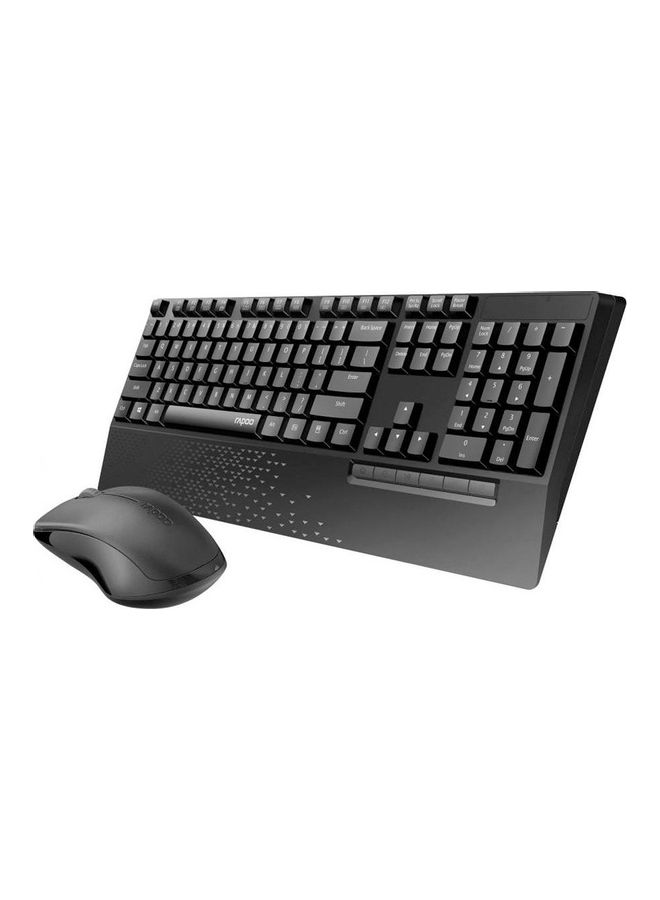 Rapoo Wireless Spill-resistant Keyboard And Mouse Combo Black - Image 3