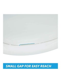 Uni flo Toilet Seat Lid Cover White 45x36.5cm  - Image 4