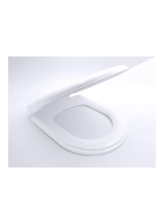 Uni flo Toilet Seat Lid Cover White  - Image 4