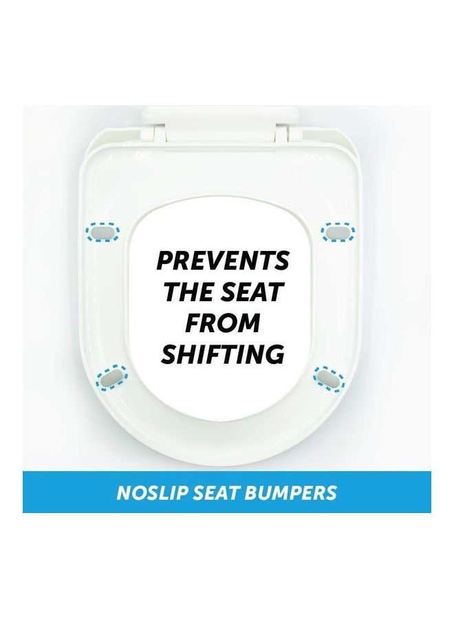 Uni flo Toilet Seat Lid Cover White  - Image 5