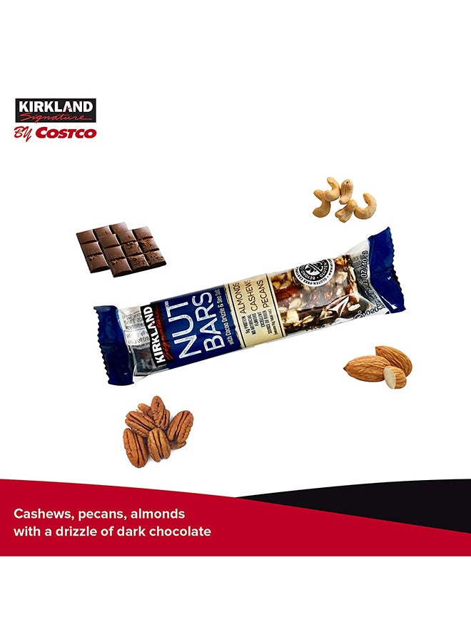 Kirkland Signature - Nut Bars With Almonds, Cashews, Pecans, Chocolate Drizzle And Sea Salt 960grams Pack of 24 - Image 1