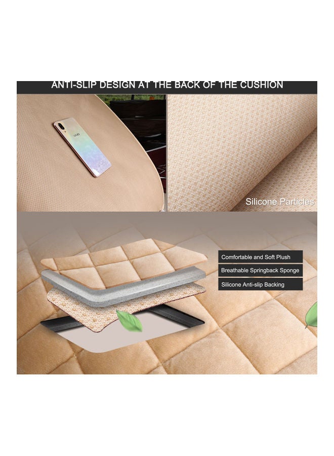 طقم وسائد لمقعد السيارة تناسب جميع السيارات مكون من 3 قطع - Image 4