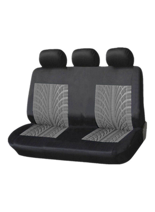 طقم أغطية مقاعد أمامية وخلفية للسيارة تناسب جميع السيارات مكون من 9 قطع - Image 3