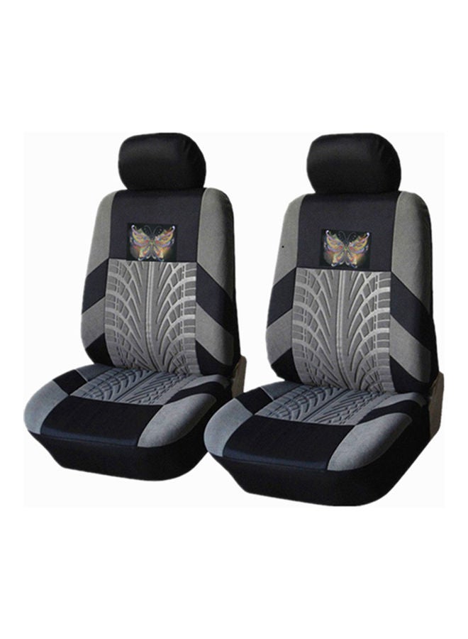 طقم أغطية مقاعد أمامية وخلفية للسيارة تناسب جميع السيارات مكون من 9 قطع - Image 4