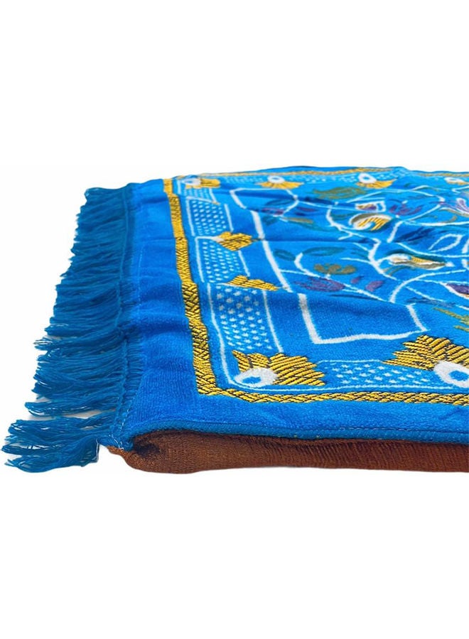 Prayer Mat Blue/Yellow - Image 5