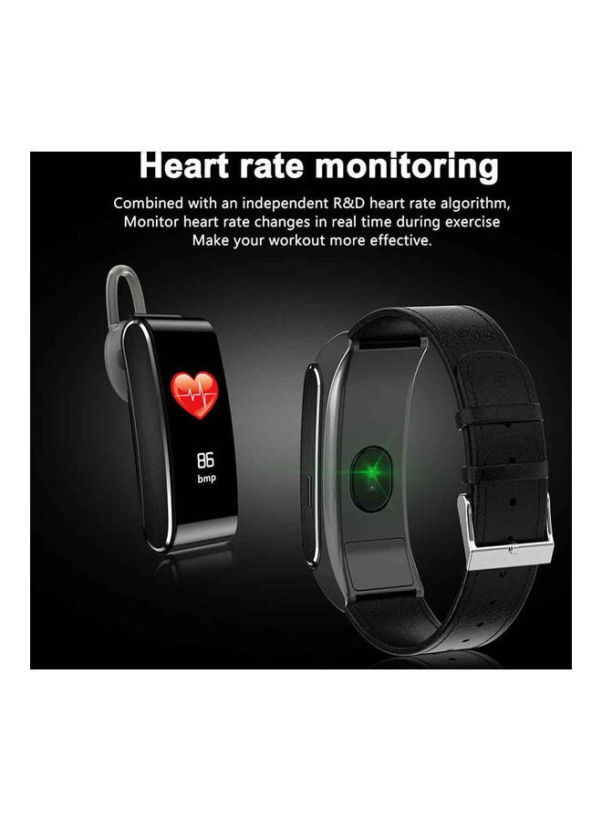 Generic - B3 Smart Watch With Bluetooth Earphone Together – Touch Screen Compatible With Android & Ios Black/Grey - Image 1