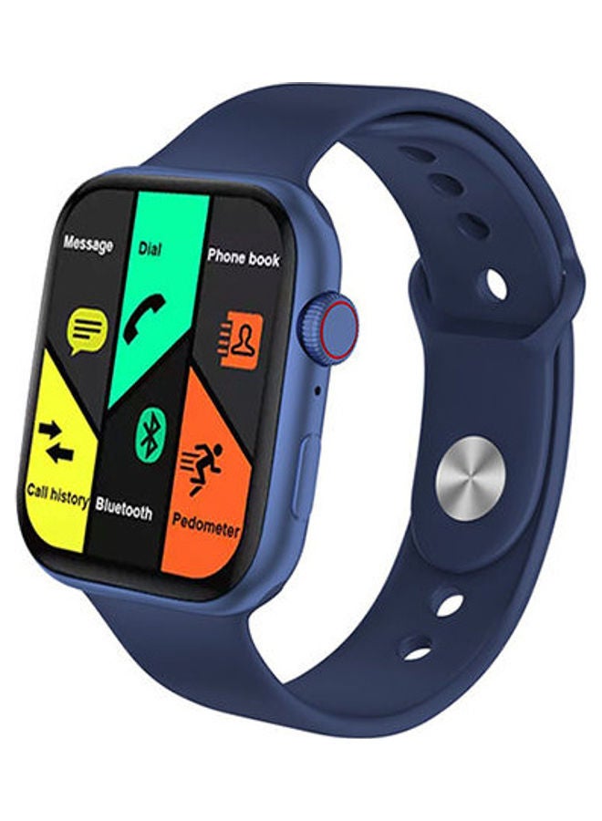 FK88 Silicone Smart Watch Series 6 – Full Touch Screen, Blue - Image 1