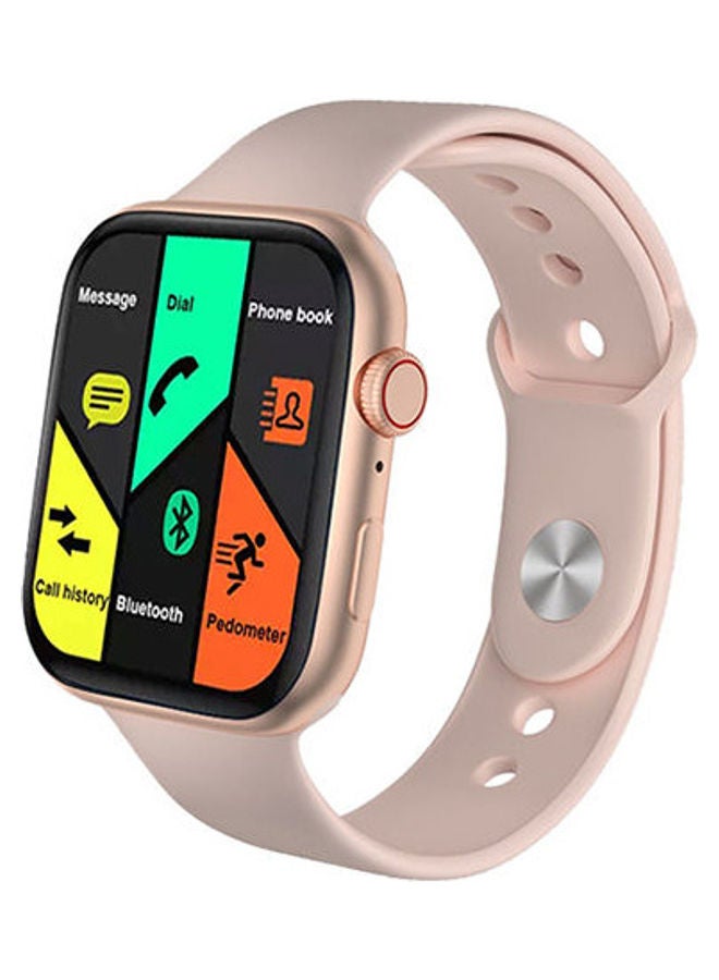 FK88 Silicone Smart Watch Series 6 – Full Touch Screen, Rose Gold - Image 1