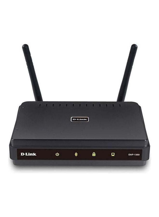 D-Link - D-Link N 300 Access Point  modem Black - Image 1