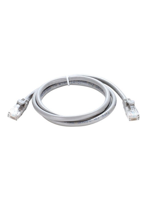كابل إيثرنت Cat6 بقابس توصيل وبطول 2 متر من دي-لينك أبيض