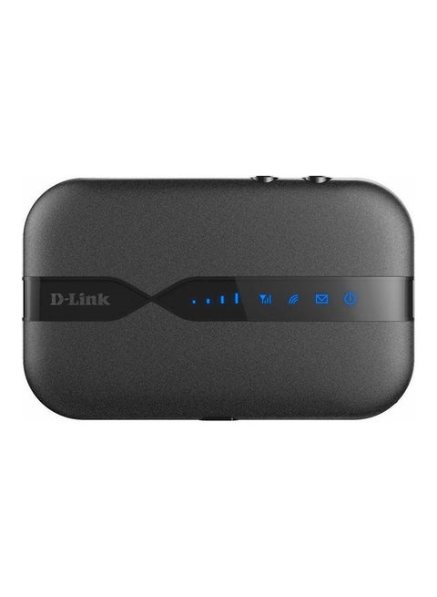 4G LTE Advanced Mobile Wi-Fi Router With Sim Card Black