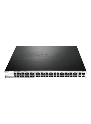 52 Port Smart Managed PoE Switch, 4 x Gigabit GbE/SFP Combo Ports, L2+ Routing, 370W PoE, Advanced L2 Switching | DGS-1210-52MP Black - v1614519195/N44788950A_1