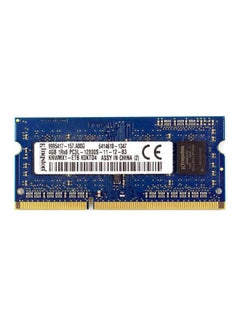 كينغستون (1 × 4 جيجابايت) ذاكرة رام للكمبيوتر المحمول PC3L-12800 DDR3-1600 بتردد 1600 ميجاهرتز( 1-ETB) أزرق 