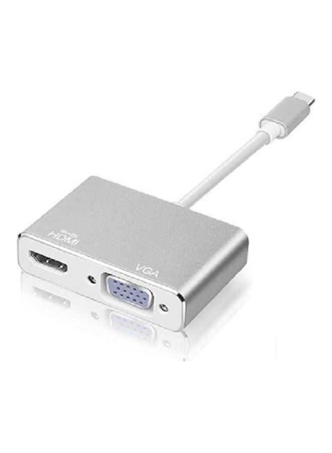 محول 2 في 1 من Type C USB إلى VGA وHDMI - Image 1