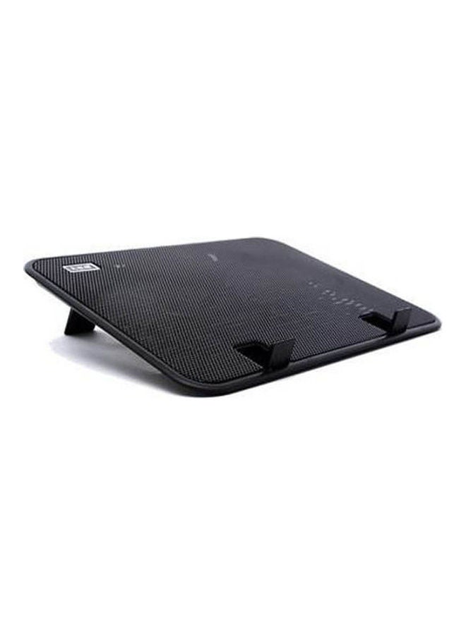 Generic Dual USB Quiet Anti-slip Cooling Cooler Pad Stand Mount Bracket Heatsink for 10-14 Inch Notebook Computer Laptop with 2 Fans Laptop Cooler Cooling Black  - Image 1