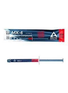 MX-4 (2 Grams) Thermal Compound Paste Carbon (2019 Edition) | Based High Performance | For Gamers and Overclockers | Non-Conducting | 8-Years Durability Clear
