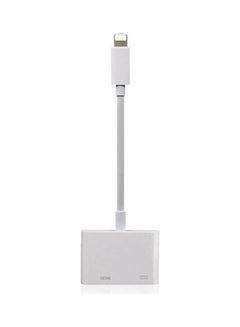 Lightning To Hdmi Hd Converter For Ipad, Iphone 6 And 6 Plus And Iphone 5 White