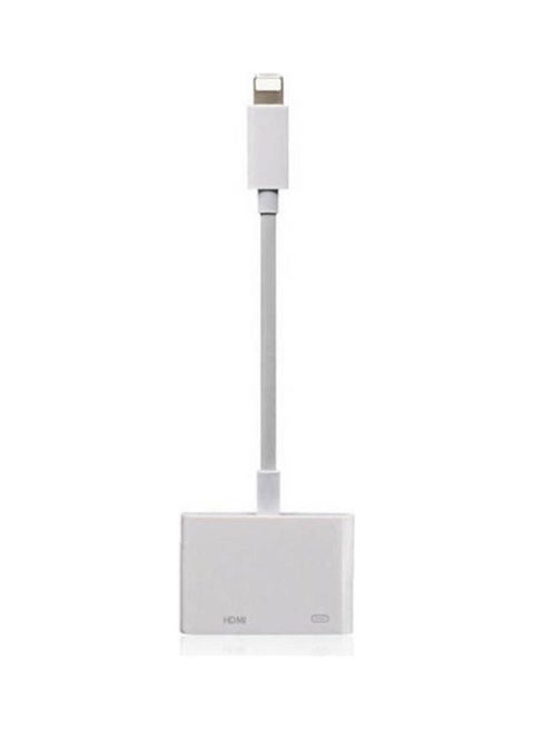 Lightning To Hdmi Hd Converter For Ipad, Iphone 6 And 6 Plus And Iphone 5 White
