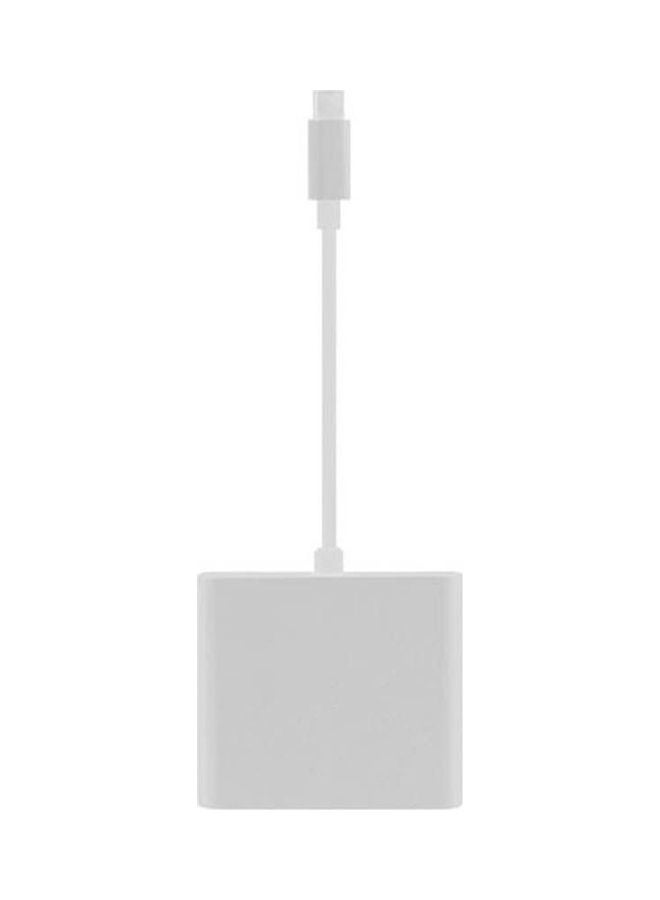 محول فيديو صغير محمول من Type-C إلى محول فيديو HDMI بديل لقاعدة Xx لنينتندو سويتش أبيض - Image 1