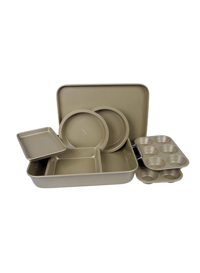 8-Piece Bake right Pro Carbon Steel Bake ware Set Greenish Gold Greenish Gold - v1614520232/N33504519A_1