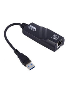 Usb 3.0 Gigabit Ethernet Adapter Supports 10/100/1000Mbps Black