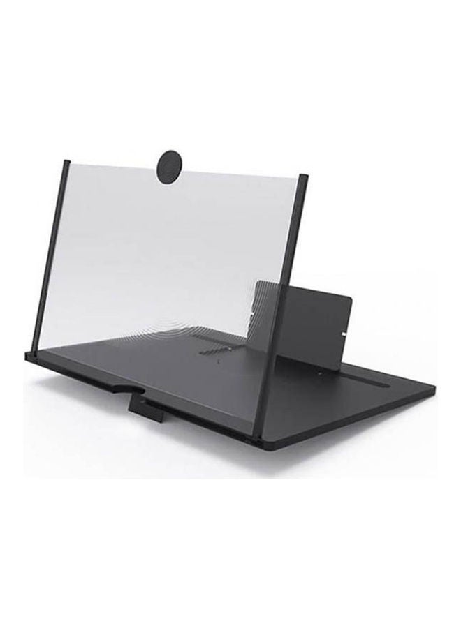 Mobile Phone Video Amplifier Enlarge Screen Magnifier 3D 10 Inch Your Portable Home Cinema Black/Clear - Image 1